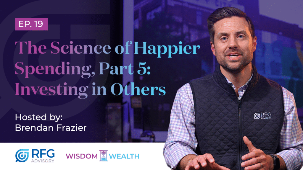Investing in others is a pillar of happier spending
