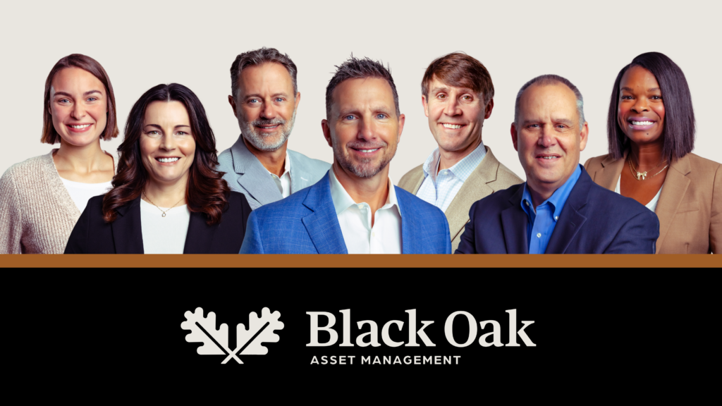 Black Oak Asset Management Joins RFG Advisory, headshots of team.